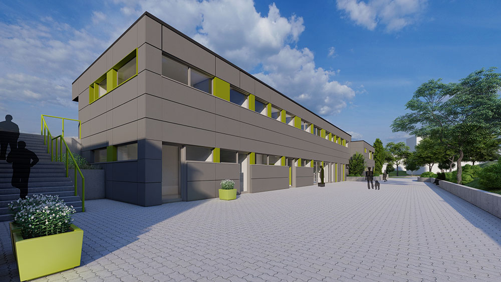Walter-Mundorf-Stadion in Siegburg, Umbau Umkleidegebäude
