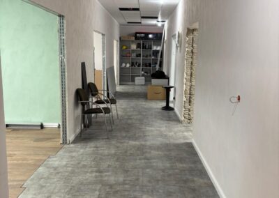 Der Flur ist noch nicht ganz Fertig, da die Mooswand noch fehlt